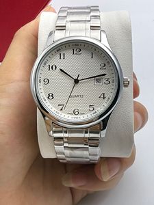 Montre à quartz pour homme avec bracelet en acier inoxydable et fermoir papillon - Product Image 5