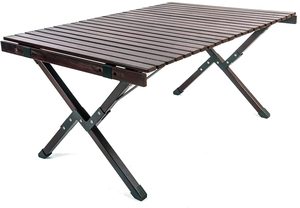 Woqi China Fabriek Fabrikant Self-Driving Reis Massief Houten Picknick Thuis Vouwen Ei Roll Tafel - Product Image 2