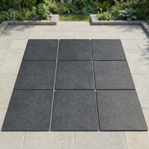 60x60cm 20mm Thick Blue Stone Black Porcelain Outdoor Pavers Factory Direct Heavy Duty Anti-Slip Paving - Product Image 3