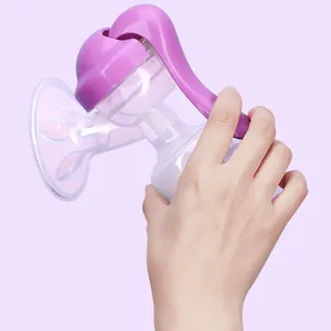 Hands Milking Device 150ml Breastfeeding Milk Breast Pump Milk Storage Bottles Manual Breast Pumps