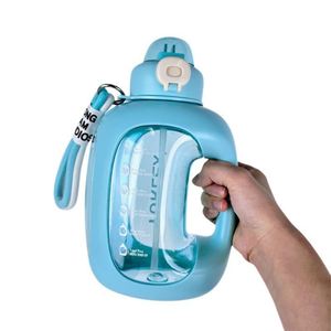 Ensemble de bouteilles d'eau personnalisées avec logo, mignonnes, portables, grande capacité, pour le sport en plein air, gobelet en plastique, bouteille d'eau pour les voyages - Product Image 4