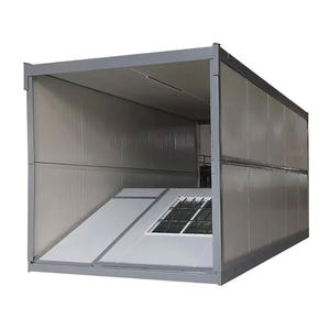 Nuevo Diseño estructura de acero marco prefabricado móvil plegable contenedor casa de vidrio para la venta prefabricado plegable hogar 1 dormitorio - Product Image 6