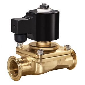 Vanne solénoïde sanitaire en acier inoxydable de qualité alimentaire COVNA, commande urgente, 24V, pour l'alcool et l'eau - Product Image 3