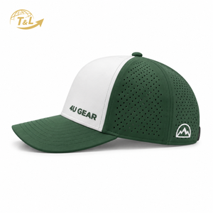 Gorra Trucker 4Ugear de 6 Paneles, Verde y Blanca, Malla Transpirable, Ajustable, Unisex, para Viajes, Aire Libre, Casual, para Todas las Temporadas - Product Image 3