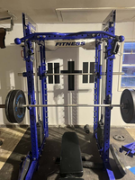 Équipement de musculation tout-en-un avec livraison DDP, machine à croisement de câbles, rack à squats, salle de sport à domicile, entraîneur multifonctionnel avec bras de poussée ISO