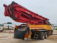 Camion pompe à béton hydraulique diesel d'occasion Sany SY5320THB avec châssis Isuzu et flèche de 49 m pour projets de construction