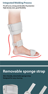 Aofit Tıbbi Düşük Ayak Ortezi Ateli Destekleyici Duruş Düzeltici Sabitleyici Ağrı Giderici Ayak Bileği Ateli - Product Image 4