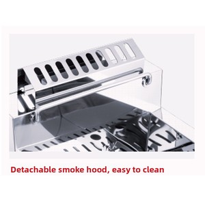 <span class=keywords><strong>Friteuse</strong></span> à <span class=keywords><strong>gaz</strong></span> commerciale de comptoir en acier inoxydable Bao Ding, à cylindre simple ou double, avec double écran, pour friture naturelle - Product Image 5