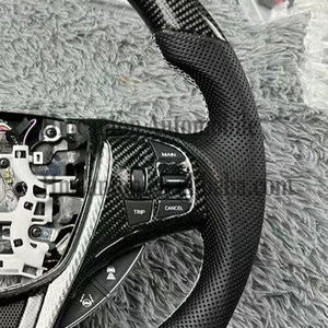 Nouveau produit phare : Volant en cuir perforé en fibre de carbone pour Honda Acura Tlx - Product Image 2