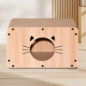 공장 직송 신상 디자인 콤비네이션 고양이 스크래쳐 하우스 골판지 패드 반려동물 보금자리 - Product Image 3