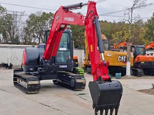 รถขุดขนาดเล็กไฮดรอลิกแบบตีนตะขาบ YANMAR 80 มือสอง ราคาถูก โปรโมชั่นพิเศษ 8 ตัน พร้อมมอเตอร์และปั๊ม รุ่นปี 2022 ผลิตในญี่ปุ่น สำหรับงานก่อสร้าง - Product Image 3