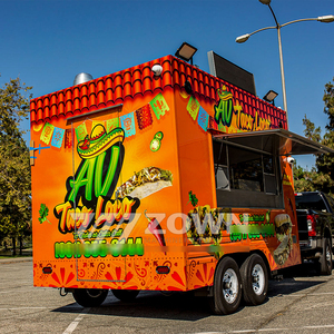 Carrito de Comida de Fácil Montaje, Instalación sin Herramientas, Puesto de Comida Móvil para Alquiler - Product Image 2