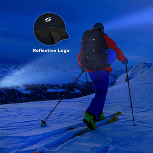 Sac à dos de randonnée 40L léger et imperméable avec housse de pluie, compatible avec système d'hydratation, support pour bâtons de trekking, ventilé - Product Image 5