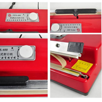 Machine de thermoscellage semi-automatique électrique PFS-400A de 400 mm de longueur pour sacs de produits chimiques et de marchandises, facile à utiliser