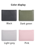 Vente en gros de sacoche étanche en cuir Pu pour ordinateur portable avec support mallette pour ordinateur portable pour Macbook