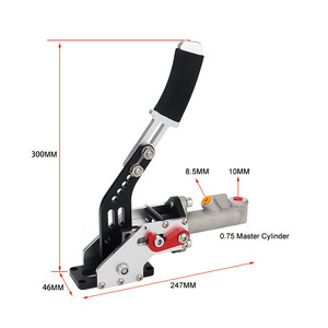 Conjunto de Freno de Mano Hidráulico Universal de Aluminio CNC para Carreras, con Cilindro Maestro Anodizado a Color para Automóvil - Product Image 4