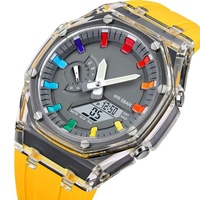 Reloj de Cuarzo para Hombre, Deportivo, Electrónico, LED Digital, Analógico, Digital, con Alarma, Venta al Por Mayor