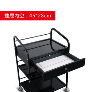 Dongpin Beauty Mobile <b>Tool</b> Cart 57x41.5x86 Tempered Glass Salon <b>Trolley</b> - Product Image 4