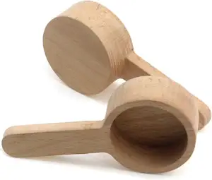 Wooden Measuring Spoon Coffee Scoop Teaspoon Milk Powder Spoon For Kitchen