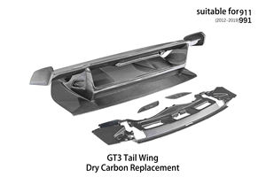 Pabrik OEM cetakan bagian mobil serat karbon 3k Spoiler serat karbon untuk <span class=keywords><strong>Porsche</strong></span> 911 991 2012-2019 GT3 - Product Image 6
