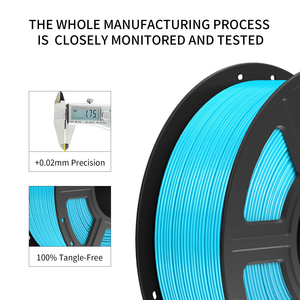 <span class=keywords><strong>Filament</strong></span> PLA HD anti-interférence 1,75 mm pour imprimante 3D FDM, impression facile, sans déformation, tolérance 0,05 mm, température de buse 190-230 PLA - Product Image 4