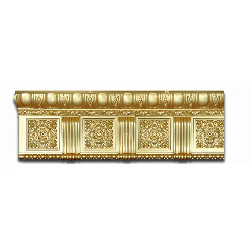 Decken dekoration im europäischen Stil 3d Adhesive Crown Moulding Traditionelles Kunst handwerk Crown Moulding