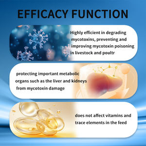 Inhibidor de moho Soluble aditivo para piensos funcional recubierto para rumiantes, aves de corral, piensos para animales, previene el envenenamiento por micotoxinas, vitamina - Product Image 5