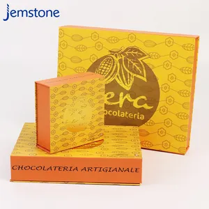 时尚奢华设计环保可回收巧克力盒糖果枣礼品纸巧克力包装盒