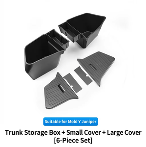 Organisateur de coffre Tesla Model Y Juniper, lot de 2, bac de rangement latéral en TPE avec couvercle, <span class=keywords><strong>plateau</strong></span> de chargement étanche pour le nouveau Model Y 2025 - Product Image 4