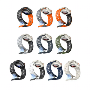 Correa Resistente Personalizada de 49 <span class=keywords><strong>mm</strong></span>, Correa de Reloj de Lujo Verde Naranja de 49 <span class=keywords><strong>mm</strong></span> para <span class=keywords><strong>Apple</strong></span> Ultra 3 2 Nomad Stratos - Product Image 2