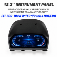 Untuk Seri 6 7 F06 F07 F10 F11 F12 F13 F15 F16 F18 F25 X3 X4 X5 X6 LCD Digital Dashboard Cluster Sistem Linux Plug and Play