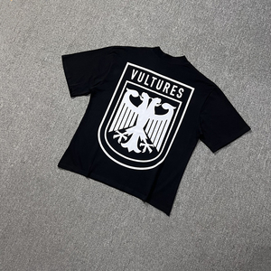 <span class=keywords><strong>T</strong></span>-<span class=keywords><strong>shirt</strong></span> Top con Logo con lettera Hip Hop di alta qualità abbigliamento estivo personalizzato 230g <span class=keywords><strong>t</strong></span>-<span class=keywords><strong>shirt</strong></span> da uomo in cotone a manica corta - Product Image 5