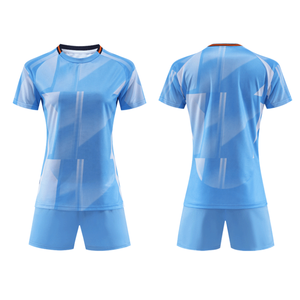 Jersey Tim Sepak Bola Unisex Lengan Pendek, Bernapas, Cepat Kering, Anti-Bakteri, Tahan Air, Warna Gradasi 300g, Desain Khusus - Product Image 6