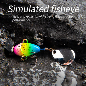 Señuelo giratorio Yajie de metal de 7g, 10g, 14g, 18g, 21g, señuelo de pesca de lubina que se hunde, cebo de fondo, señuelo de lanzamiento largo Munch Lure - Product Image 4
