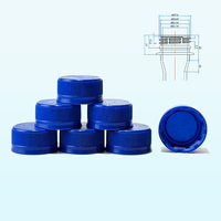 Bouchon de bouteille d'eau potable jetable en plastique souple transparent anti-effraction à visser 28 mm 1881 Modèle F42 Matériau PP