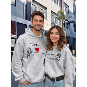 Sudaderas con Capucha para Hombre, Diseño Extra Grande, Logotipo Personalizado, Patrón Vintage Personalizado, Anti-Pilling en la Parte Delantera, para Invierno - Product Image 2