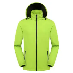 Garment Manufacturer Custom Unisex Wind Breaker Jacket Winter Waterproof Windproof Outdoor Sports Hoodies Jacket For Men