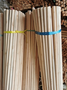 Artículos para el hogar Productos de limpieza Suministros para muebles Mangos de madera naturales Escoba Fregona palos - Product Image 5