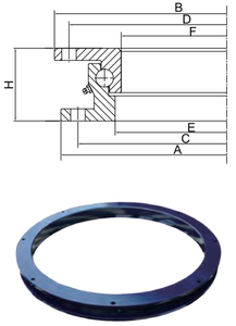 Heavy Duty Casting semi-<span class=keywords><strong>remorque</strong></span> <span class=keywords><strong>remorque</strong></span> plateau tournant à roulement à billes fabricant - Product Image 5