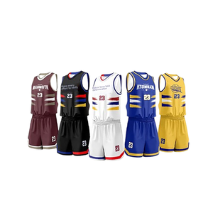 Prix de gros Qualité supérieure personnalisée pour les jeunes hommes femmes enfants chemises col en V unisexe enfants taille vêtements de <span class=keywords><strong>basket</strong></span>-ball - Product Image 1