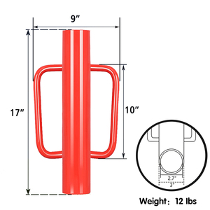 Colador manual de peso pesado, controlador de poste de valla de estaca para poste en T - Product Image 3
