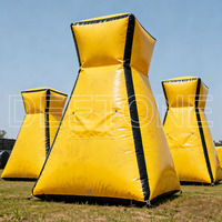 Bunker Gonflable Commercial Personnalisé Obstacle Paintball Speed Ball Pistolet Paintball Gonflable pour le Sport