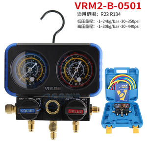 YALUE <b>Mechanical</b> Dual Gauge VRM2-B-0401 High Accuracy Refrigerant Charge Gauge For R22 R134 R410A - Product Image 5