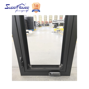 American Australia estándar Hurricane a prueba de impactos Doble vidrio templado completo <span class=keywords><strong>Cranck</strong></span> abatible/ventana francesa con aleta - Product Image 5