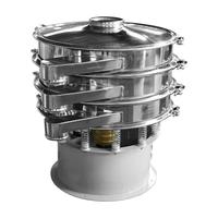 Máquina Industrial de Cribado Vibratorio Rotatorio, Tamiz Vibratorio de 1-5 Capas para Separación de Polvo, Gránulos y Líquidos