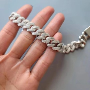 Pulsera de Plata de Ley con Diamantes de Moissanita de Lujo Fabricada en India, Brillante y Personalizable, Joyería en Oferta - Product Image 2