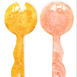 Utensilios de Cocina Desechables Ecológicos de Resina para Ensaladas, Cuchara para Servir Ensaladas, Tenedor para Pasta, Decoración del Hogar, Regalos para Fiestas - Product Image 1