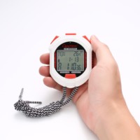 Multifonction MAX 500 Souvenirs Montre de sport Résistant à l'eau Entraîneur Minuterie étanche Rétroéclairage Chronographe Minuterie de cuisine commune