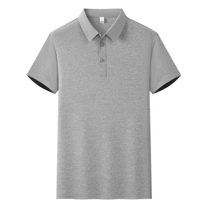 Camiseta Polo de Color Sólido, Manga Corta, Unisex, Ropa de Trabajo, Uso Diario, Fibra de Poliéster 51-70% - Product Image 2