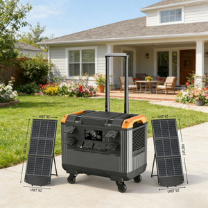 Portable Power Station 3000W <b>Solar</b> <b>Generator</b> MPPT Controller Pure Sine Wave Battery Waterproof Port Fishing Boat T30&UC200 Power - Product Image 1